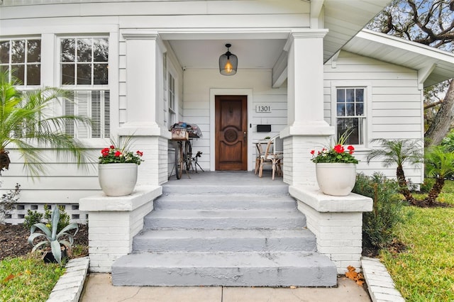 view of property entrance