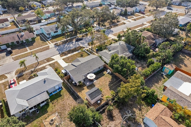 aerial view featuring a residential view