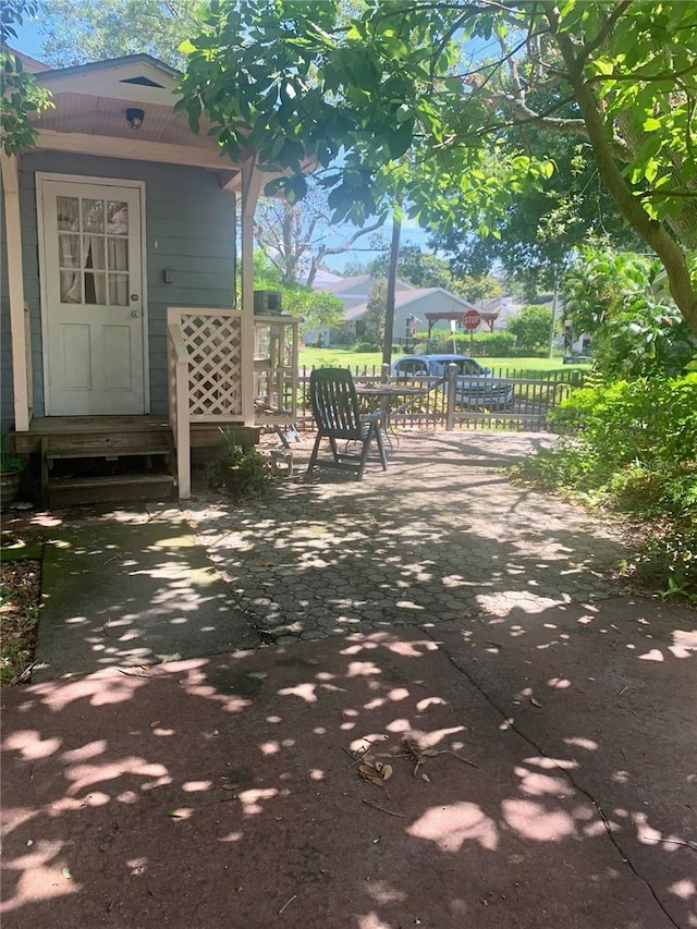 view of patio