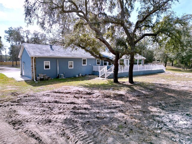 exterior space with fence