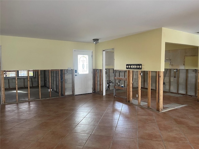 entrance foyer featuring tile patterned flooring