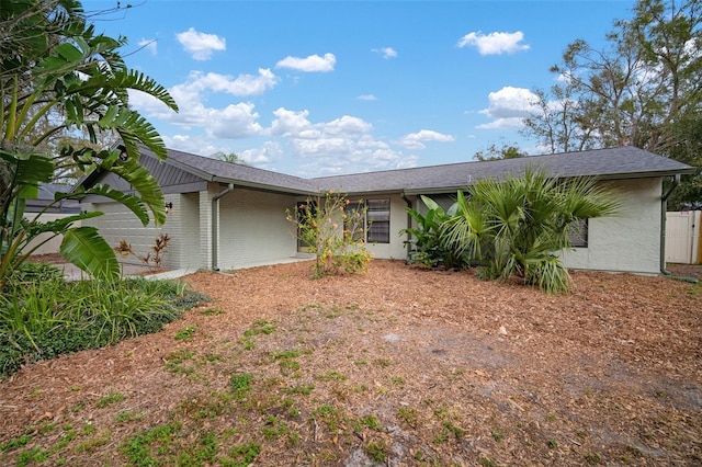 view of ranch-style home