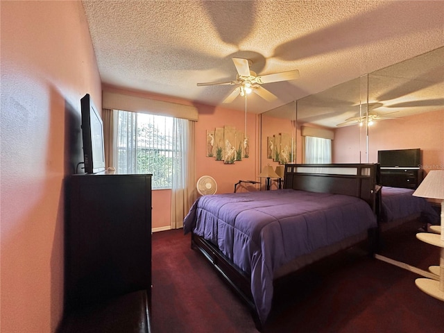 2116 Nantucket Dr Unit 19, Sun City Center, FL 33573 - carpeted bedroom featuring a textured ceiling