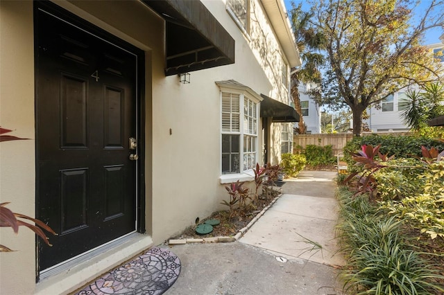 view of entrance to property