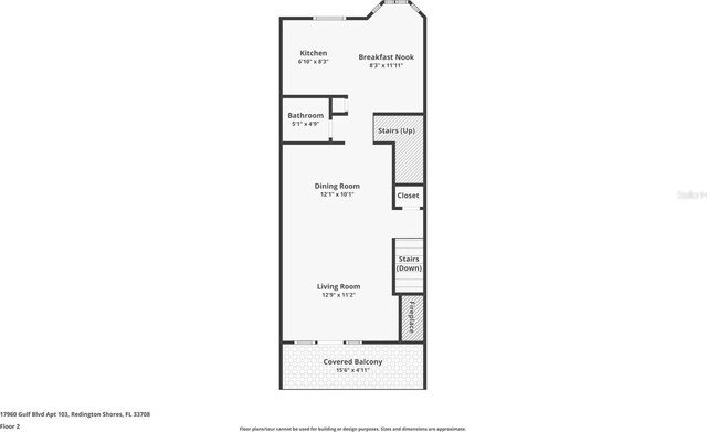 17960 Gulf Blvd Unit 103, Redington Shores, FL 33708 - view of layout