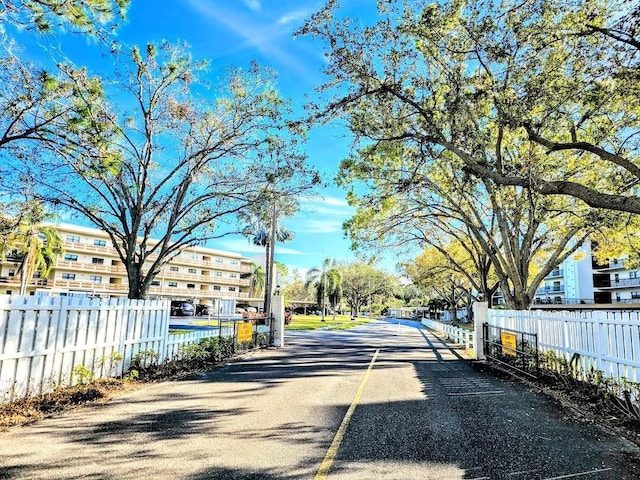 view of road