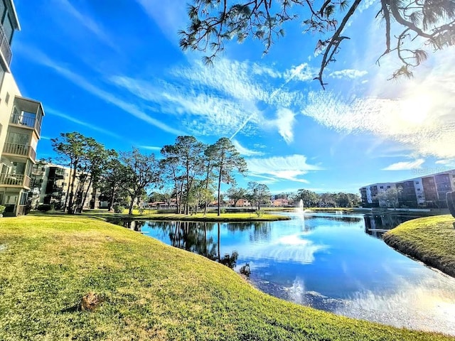 property view of water