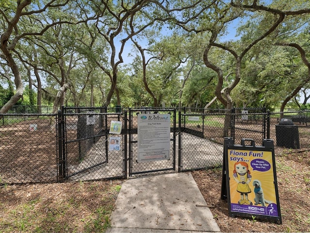 view of gate