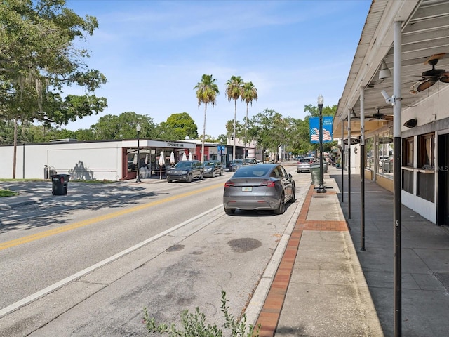 view of road