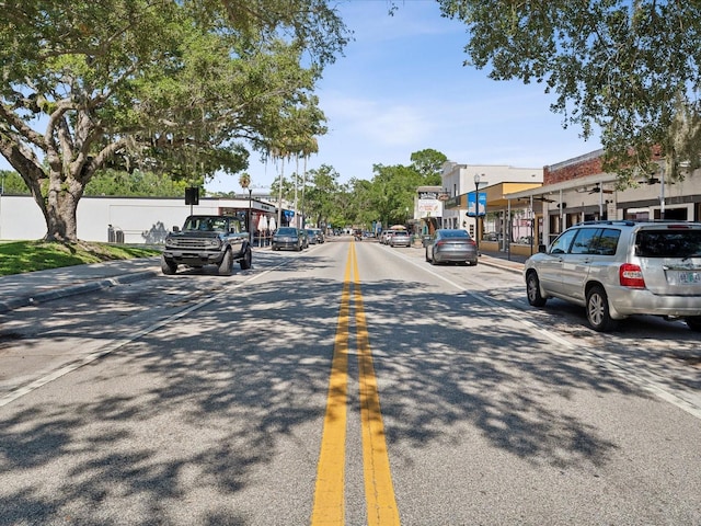 view of road