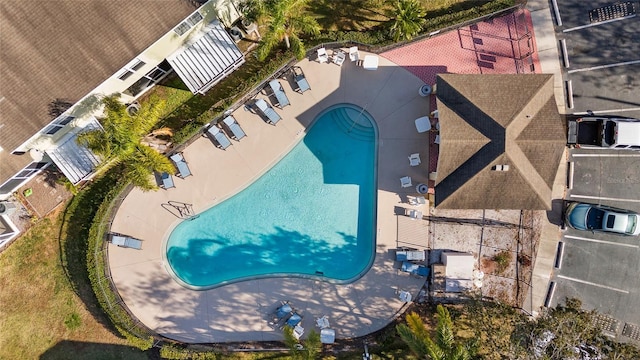 6333 Osprey Lake Cir, Riverview, FL 33578 - drone / aerial view of a pool