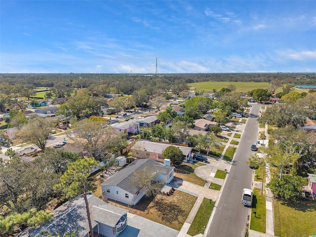 drone / aerial view featuring a residential view