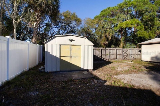 view of outbuilding