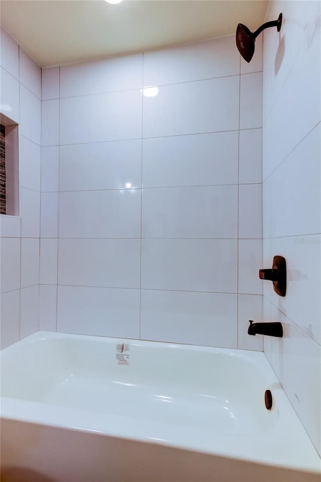 bathroom featuring tub / shower combination