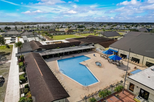 view of pool