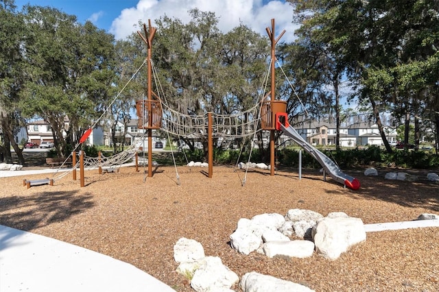 view of play area