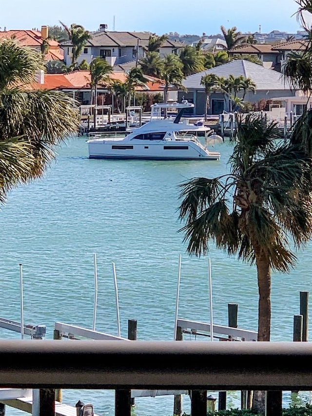 view of water feature