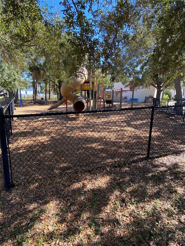 view of yard featuring a playground