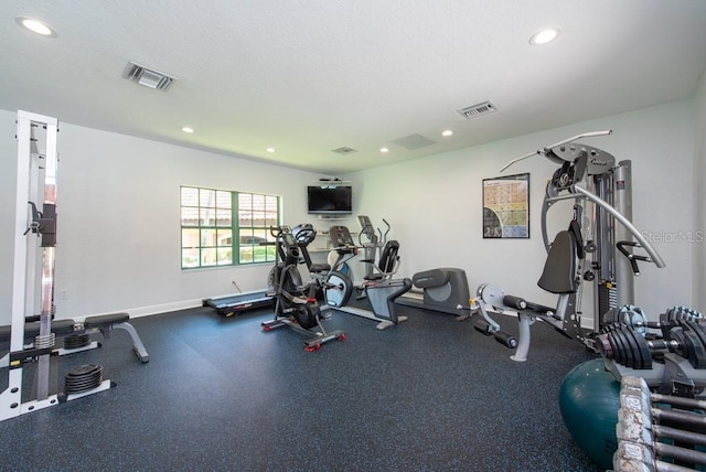 view of exercise room