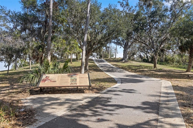 view of road