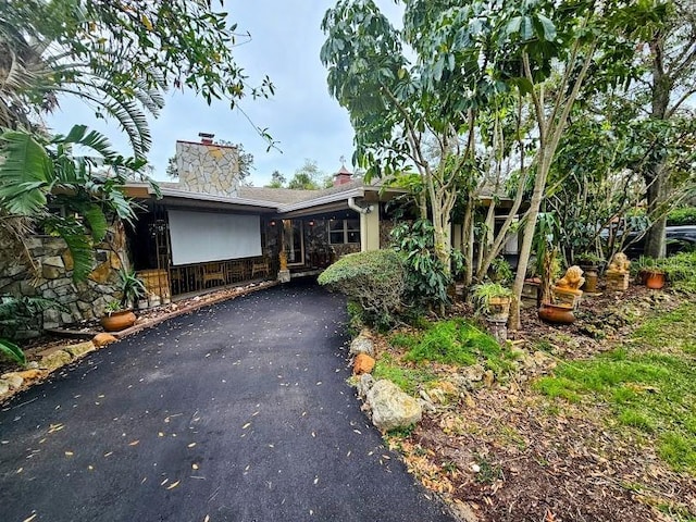 view of ranch-style home