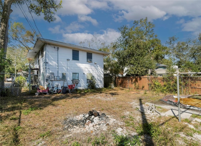 view of rear view of property