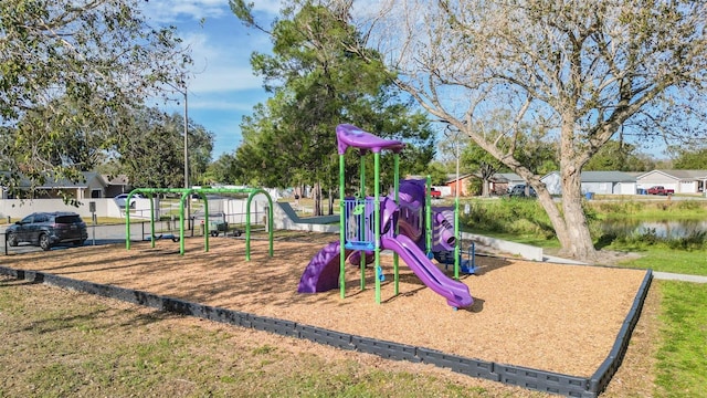 view of jungle gym