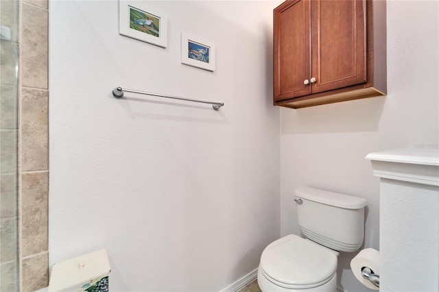 bathroom featuring toilet