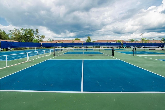 view of sport court