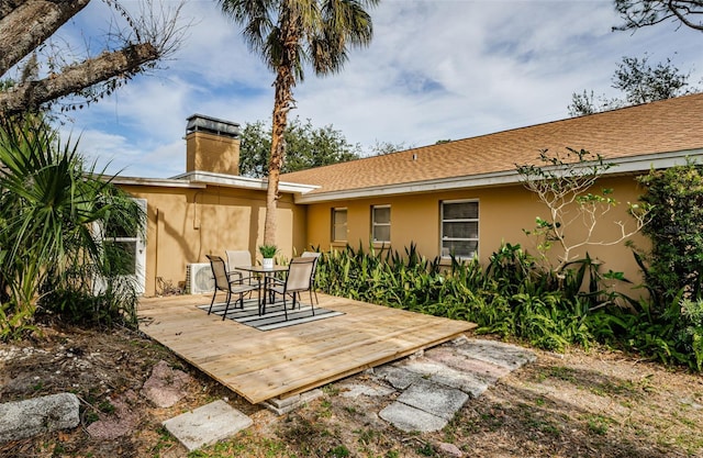 view of patio / terrace featuring a deck