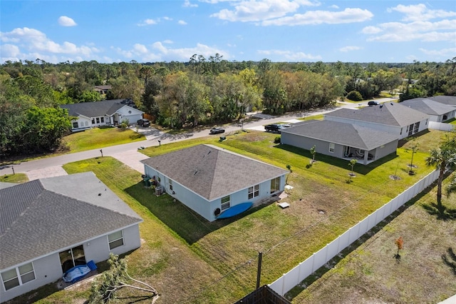 1203 Desmond St, Port Charlotte, FL 33952 - bird's eye view featuring a view of trees