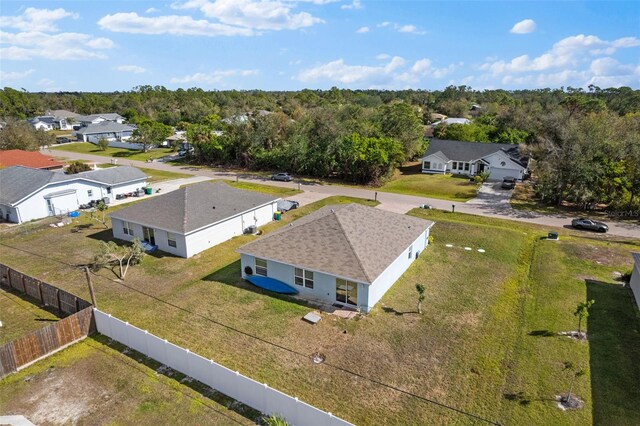 1203 Desmond St, Port Charlotte, FL 33952 - bird's eye view with a residential view