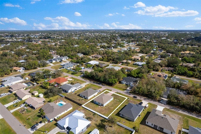 1203 Desmond St, Port Charlotte, FL 33952 - bird's eye view featuring a residential view