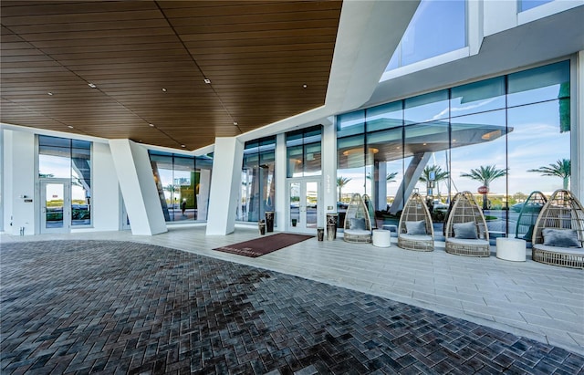 view of community lobby