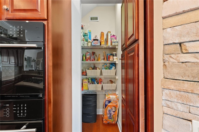 view of pantry