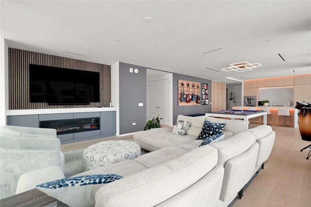 1000 Water St Unit 1002, Tampa, FL 33602 - living room featuring light hardwood / wood-style floors