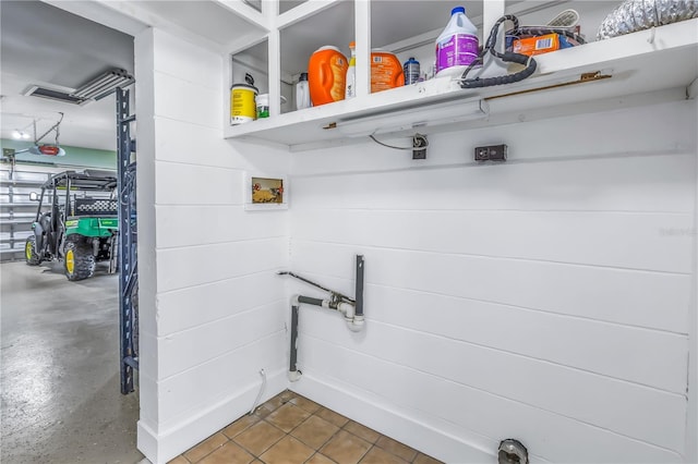 clothes washing area featuring laundry area