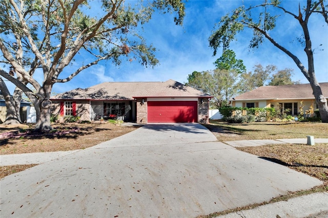 ranch-style house with a garage