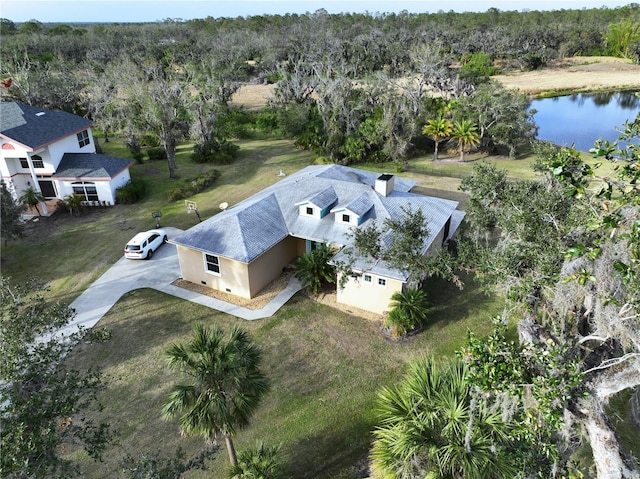 13653 Heritage Way, Sarasota, FL 34240 - bird's eye view with a water view