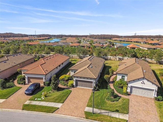 bird's eye view featuring a residential view