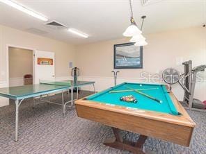 view of recreation room