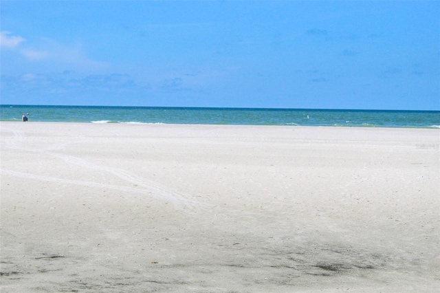 water view featuring a beach view