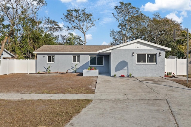 view of ranch-style house