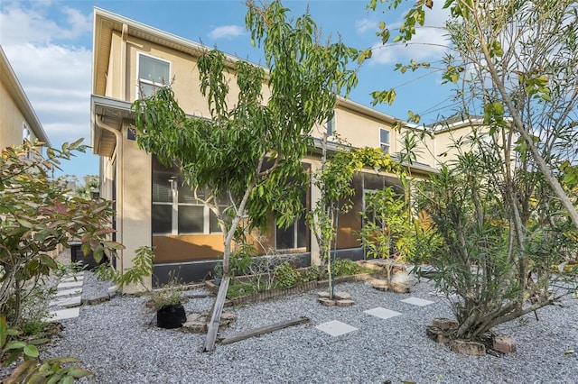 view of rear view of property