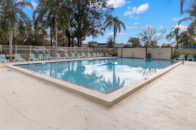 view of pool