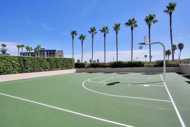 view of sport court