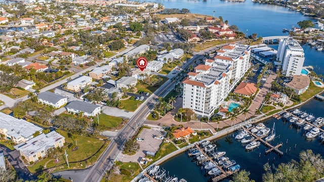 1330 Snell Isle Blvd NE Unit 4, Saint Petersburg, FL 33704 - drone / aerial view with a water view