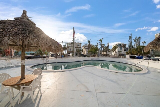 8565 W Gulf Blvd Unit 17S, Treasure Island, FL 33706 - community pool with a patio area