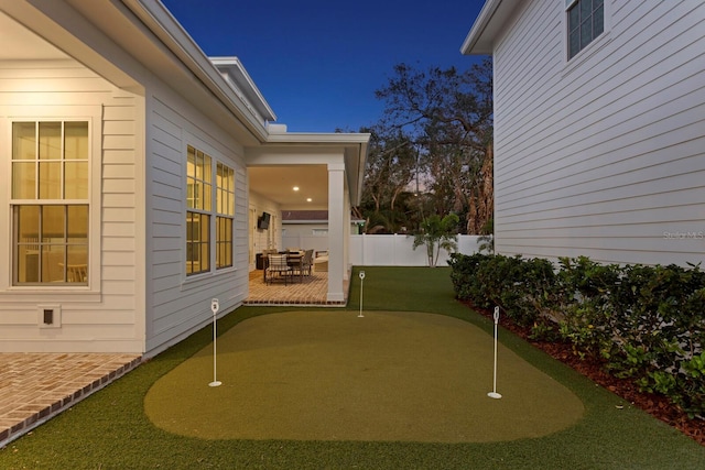 exterior space featuring a patio