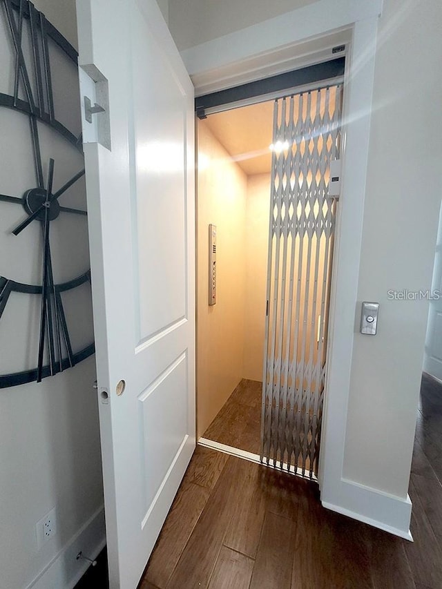 room details featuring wood-type flooring